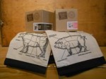 Primal Pork and Beef Towels and Corresponding giftsets