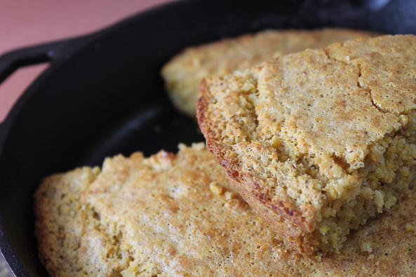 Cast Iron is essential for crusty cornbread!