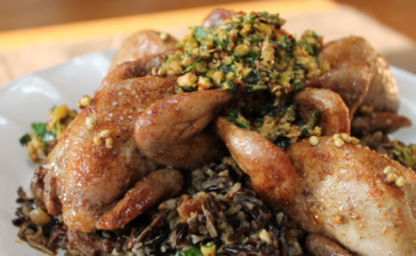 Honey Roasted Quail