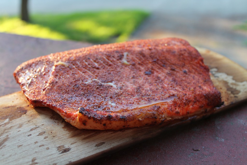  planked salmon, grilled salmon