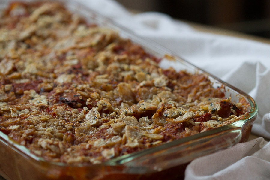 Stewed Tomato Casserole