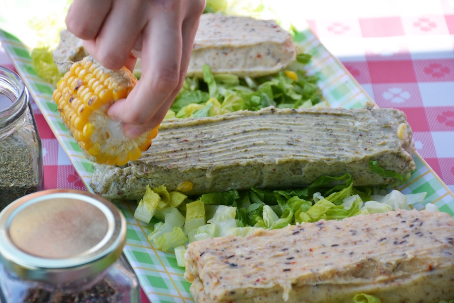 Corn with Seasoned Salt Butter