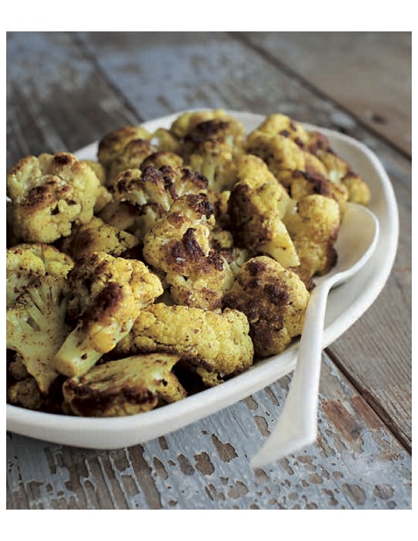 Curried Roasted Cauliflower