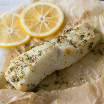 Halibut en papillote