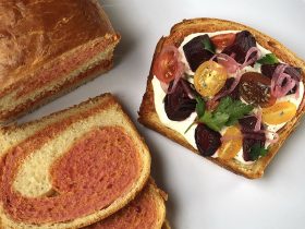 Lavender Ricotta Toast