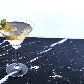 Spruce Tip and Black Pepper Dirty Martini