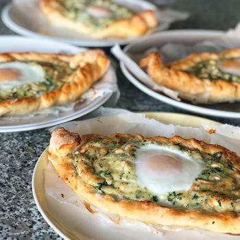 Israeli Zaatar Khachapuri