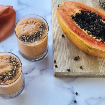 Qalat Daqqa Papaya Smoothie