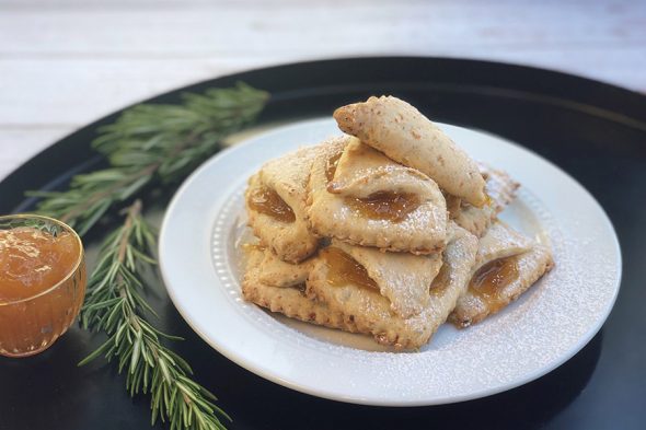 Rosemary Cottage Cheese Cookies