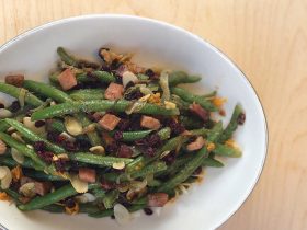 Orange Tarragon Green Beans