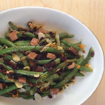 Orange Tarragon Green Beans