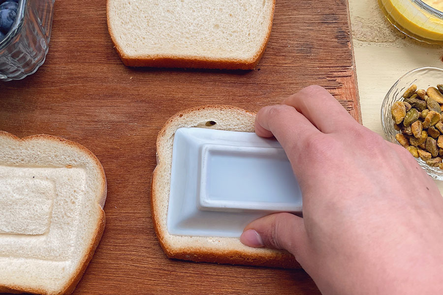 Custard Toast Prep