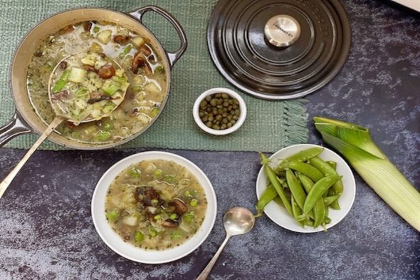 Fines Herbes Potato Soup