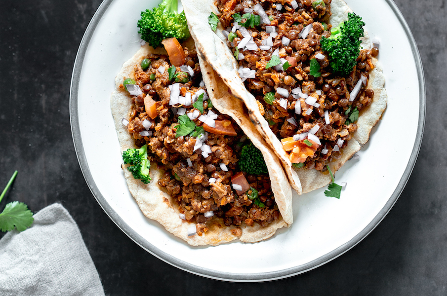 Vegan Richa's Instant Pot Lentil Keema with Peas