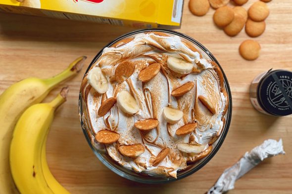 Heavenly banana Pudding Top-Down